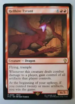 MTG - Final Fantasy: Hellkite Tyrant (0295) - Rare - Near Mint - Image 1