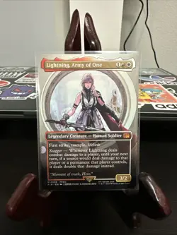 Lightning, Army of One (0320) (Borderless) Final Fantasy Regular - Image 1