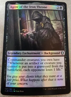 Agent of the Iron Throne - #107 Foil - Battle for Baldur's Gate - Mtg - Image 1