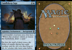 Magic the Gathering (mtg): CLB: Candlekeep Sage - Foil - Image 1