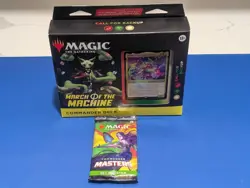 MTG March of The Machine Commander Deck Call for Backup Plus CM set booster pk - Image 1