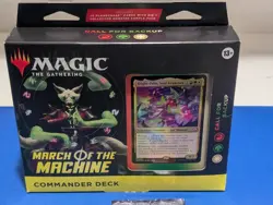 MTG March of The Machine Commander Deck Call for Backup Plus CM set booster pk - Image 4