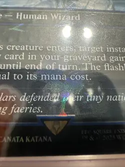 Snapcaster Mage (Borderless) (Chocobo Track Foil) Commander: Final Fantasy Foil - Image 2