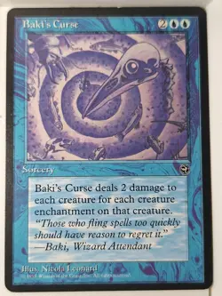 Baki's Curse - Homelands - Magic the Gathering MTG Nice! - Image 1