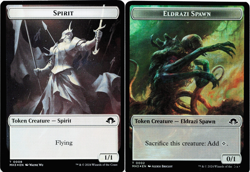 Spirit / Phyrexian Spawn Double-Sided Token (FOIL) - [Modern Horizons 3] MTG - Image 1