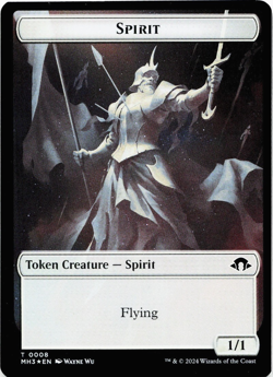 Spirit / Phyrexian Spawn Double-Sided Token (FOIL) - [Modern Horizons 3] MTG - Image 2
