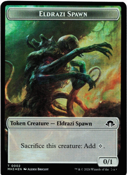 Spirit / Phyrexian Spawn Double-Sided Token (FOIL) - [Modern Horizons 3] MTG - Image 3