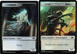 Spirit / Phyrexian Spawn Double-Sided Token (FOIL) - [Modern Horizons 3] MTG - Image 1