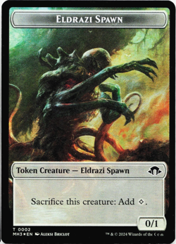 Spirit / Phyrexian Spawn Double-Sided Token (FOIL) - [Modern Horizons 3] MTG - Image 3