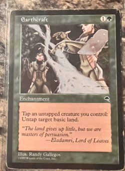 Played (LP) Earthcraft Tempest Mtg Magic the Gathering used - Image 1