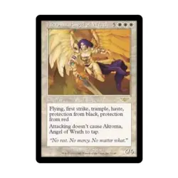 WOTC MtG Legions Akroma, Angel of Wrath (R) VG - Image 1