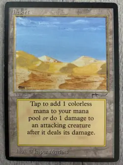 MTG Desert Arabian Nights (campfire/mirage) Version - Image 1
