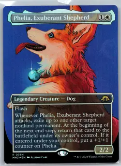 MTG Modern Horizons 3 FOIL Phelia, Exuberant Shepherd (Borderless) - Image 1