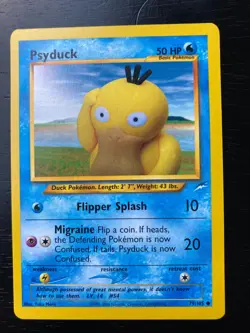 2 Pokemon Neo Destiny Non-Holo Light Golduck 47/105 & Psyduck 79/105 EX - Image 3