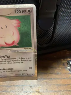 Chansey EX 96/109 Ruby and Sapphire HOLO SWIRL HP Pokemon TCG - Image 2