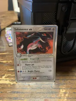 Pokemon Salamence ex 103/107 Deoxys Holo HEAVY PLAY - Image 1