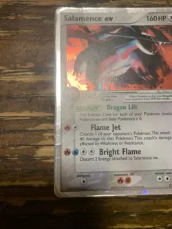 Pokemon Salamence ex 103/107 Deoxys Holo HEAVY PLAY - Image 2