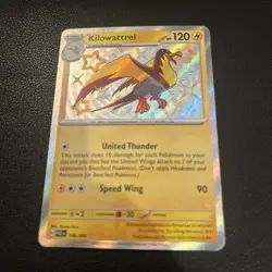 Pokemon TCG Kilowattrel Scarlet & Violet Paldean Fates 146/091 Baby Shiny - Image 1