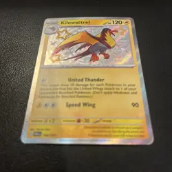 Pokemon TCG Kilowattrel Scarlet & Violet Paldean Fates 146/091 Baby Shiny - Image 2