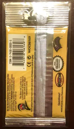 POKEMON BASE SET 2 1999 WOTC SEALED BOOSTER PACK - GYRADOS ART - LOMG CRIMP - Image 2