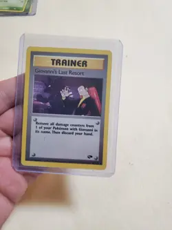 LP Giovanni's Last Resort 105/132 Gym Challenge Rare Pokemon TCG - Image 1