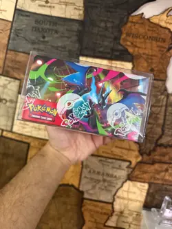 Pokemon TCG Phantasmal Flames Booster Box Factory Sealed w/Acrylic case - Image 3