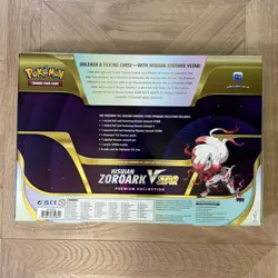 Pokemon TCG Hisuian Zoroark VSTAR Premium Collection Box 2022 | New/Sealed - Image 2