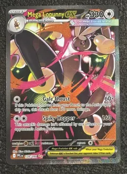 Mega Lopunny EX 128/094 (Pokemon 2025) Phantasmal Flames - SIR - NM/MINT - Image 1