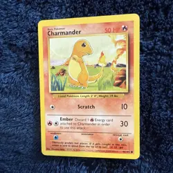 1999 Charmander 46/102 Base Set Pokemon TCG - LP - Image 1