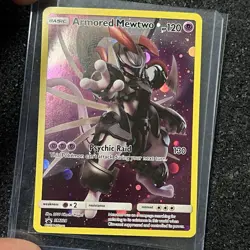 Pokemon TCG Armored Mewtwo Holo Black Star Promo SM228 NM - Image 3