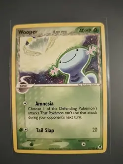 Wooper Delta Species 71/101 Dragon Frontiers Regular Pokemon TCG - Image 1