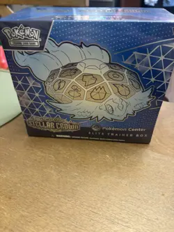 NEW Pokemon TCG: Stellar Crown Pokemon Center Exclusive Elite Trainer Box ETB - Image 1