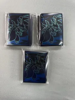 Pokemon TCG Sleeves 3 Packs Phantasmal Flames Sealed New - Image 1