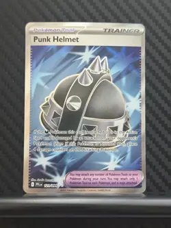 Punk Helmet 121/94 Full Art Trainer NM Pokemon Phantasmal Flames - Image 1