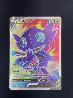 Sableye V Full Art #194/202 Pokemon Sword & Shield Base - Image 1