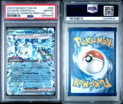 2024 POKEMON TWM EN #064 WELLSPRING MASK OGERPON EX PSA 10 TWILIGHT MASQUERADE - Image 1