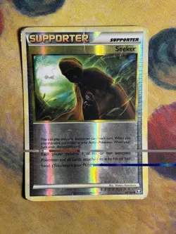 Seeker 88/102 HGSS Triumphant Pokemon Reverse Holo Uncommon Mew Cameo Art HP - Image 2