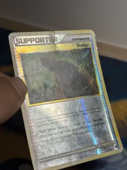 Seeker 88/102 HGSS Triumphant Pokemon Reverse Holo Uncommon Mew Cameo Art HP - Image 4