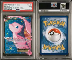Pokemon Mew EX Full Art RC24/RC25 Legendary Treasures Radiant Collection PSA 7 - Image 3