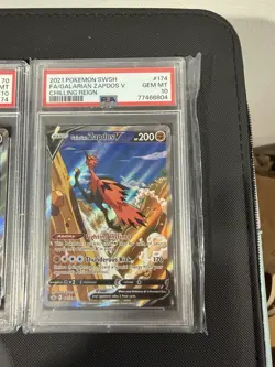 Pokemon TCG Galarian Articuno Zapdos Moltres Set PSA 10 Chilling Reign - Image 5