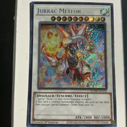 Yu-Gi-Oh! Jurrac Meteor BLMM-EN150 1st Edition (Secret Rare) - Image 1