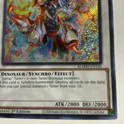 Yu-Gi-Oh! Jurrac Meteor BLMM-EN150 1st Edition (Secret Rare) - Image 5