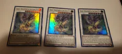 Yugioh! 3x BAXIA BRIGHTNESS OF THE YANG ZING GFP2-EN104 ULTRA 1st EDITION - Image 1