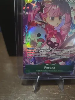 One Piece CCG Perona Alt Art OP12-034 SR Legacy of the Masters - Image 3