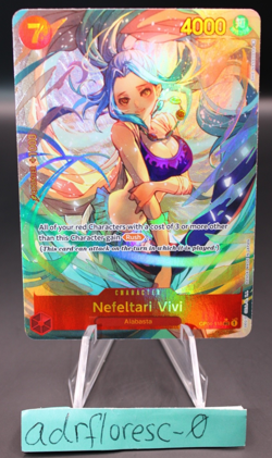 Nefeltari Vivi OP04-118 Alt Art Secret Rare Kingdom of Intrigue Foil NM - Image 1