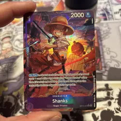 2025 One Piece Shanks Roger Pirates Alternate Art #OP13-065 - Image 2