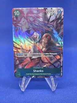 One Piece Carrying On His Will Shanks OP13-028 Alternate Art Super Rare NM - Image 1