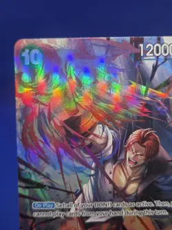 One Piece Carrying On His Will Shanks OP13-028 Alternate Art Super Rare NM - Image 3