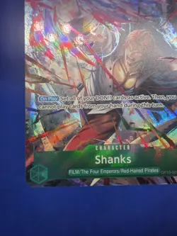 One Piece Carrying On His Will Shanks OP13-028 Alternate Art Super Rare NM - Image 5
