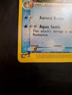 Vaporeon 25/100 Rare EX Sandstorm Pokemon Card MP - Image 2